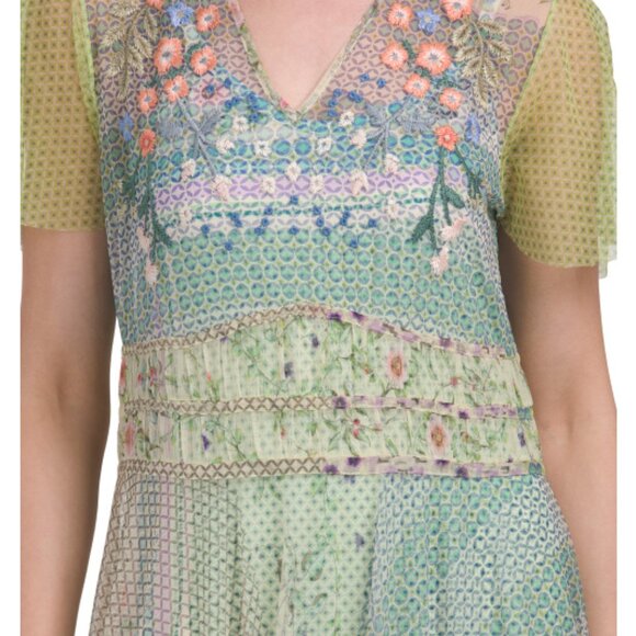 JOHN VARVATOS STAR Mazzy Ruched Dress - Picture 3 of 3